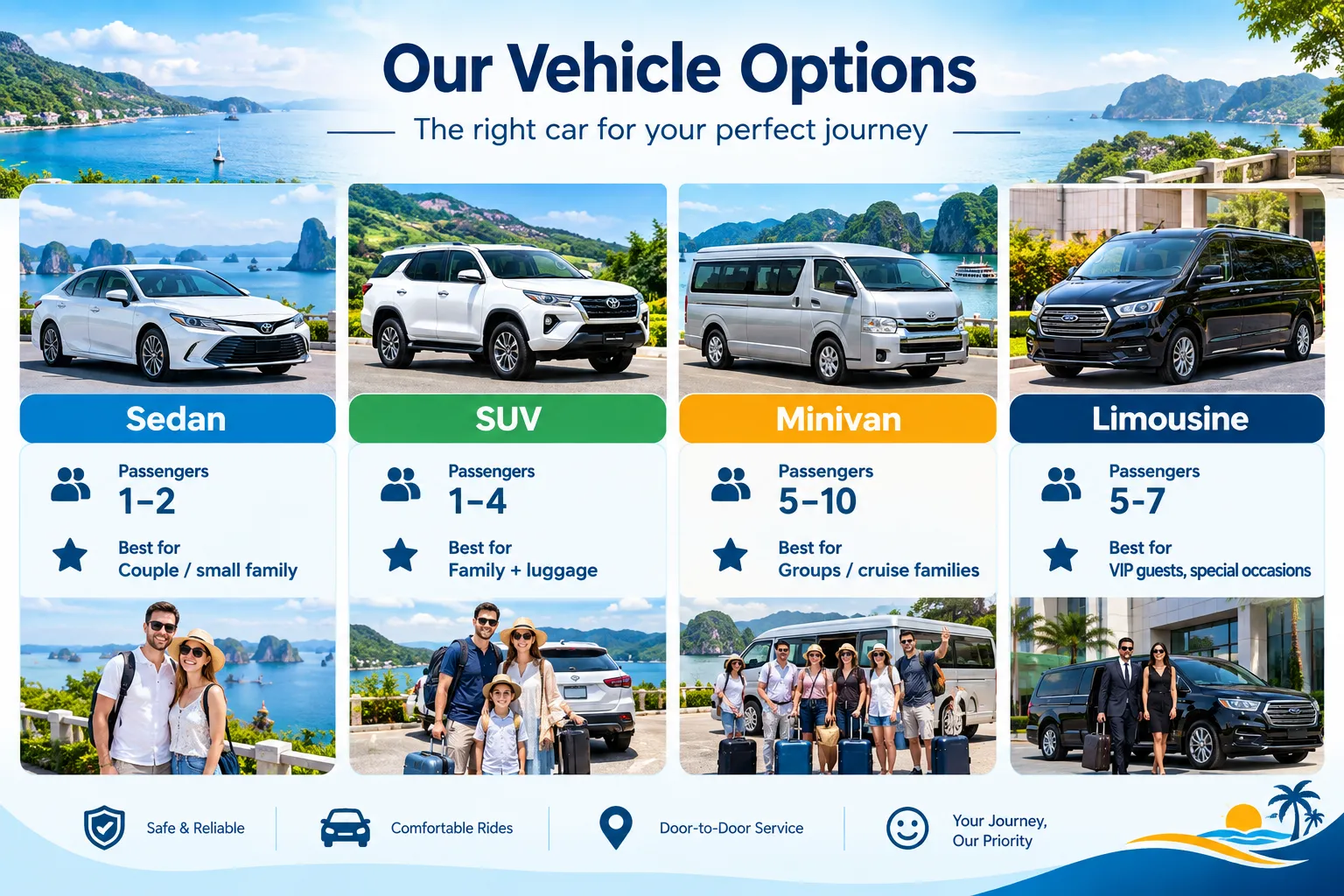 Transportation Options - Phong Nha Private Car