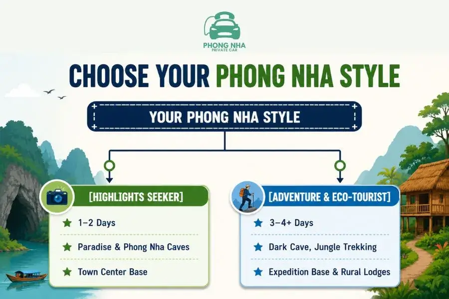 Choose the right Phong Nha itinerary by your style